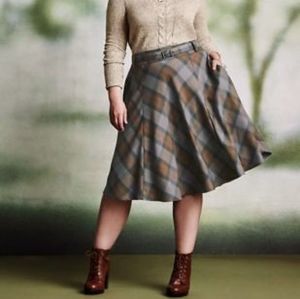 NWT Torrid Outlander Tartan Midi Skirt